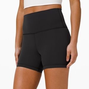 Lululemon Wunder Train High-Rise Short 6" Black